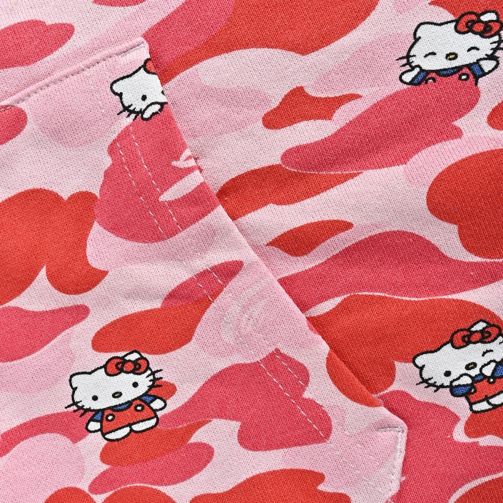 BAPE x Hello Kitty Pink Camo Zip-Up Hoodie