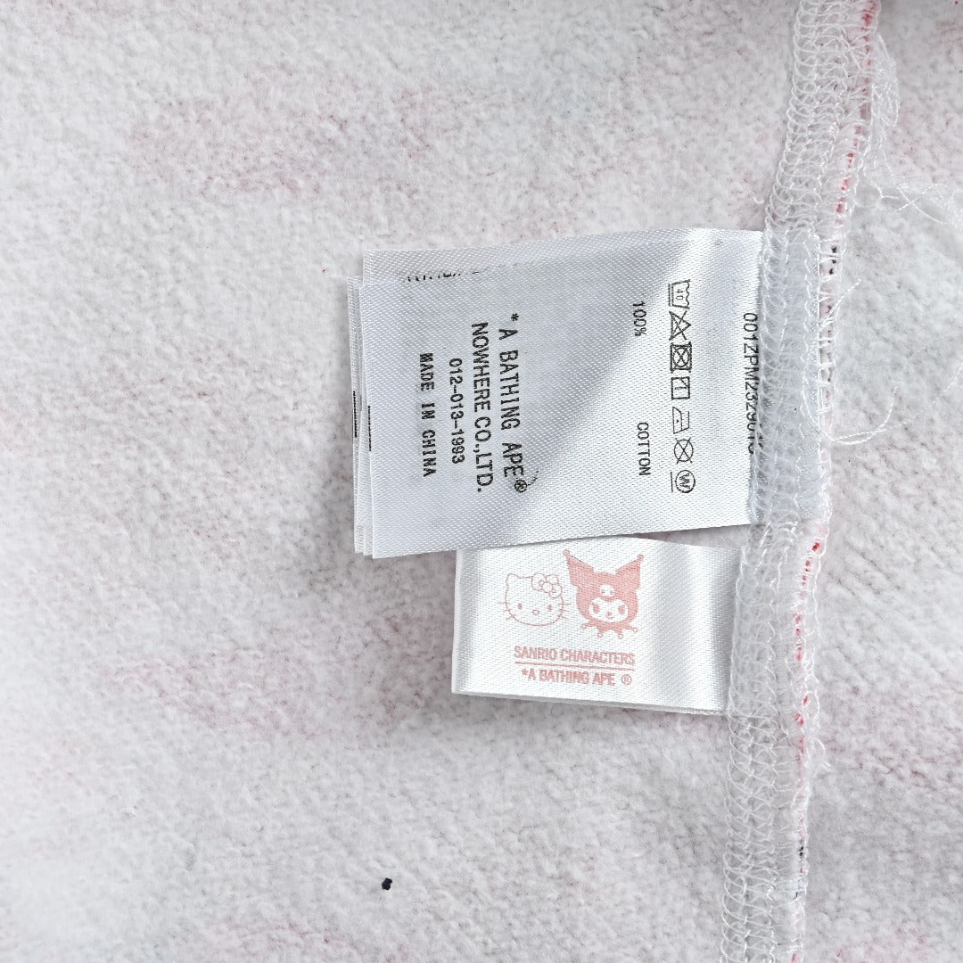 BAPE x Hello Kitty Pink Camo Zip-Up Hoodie
