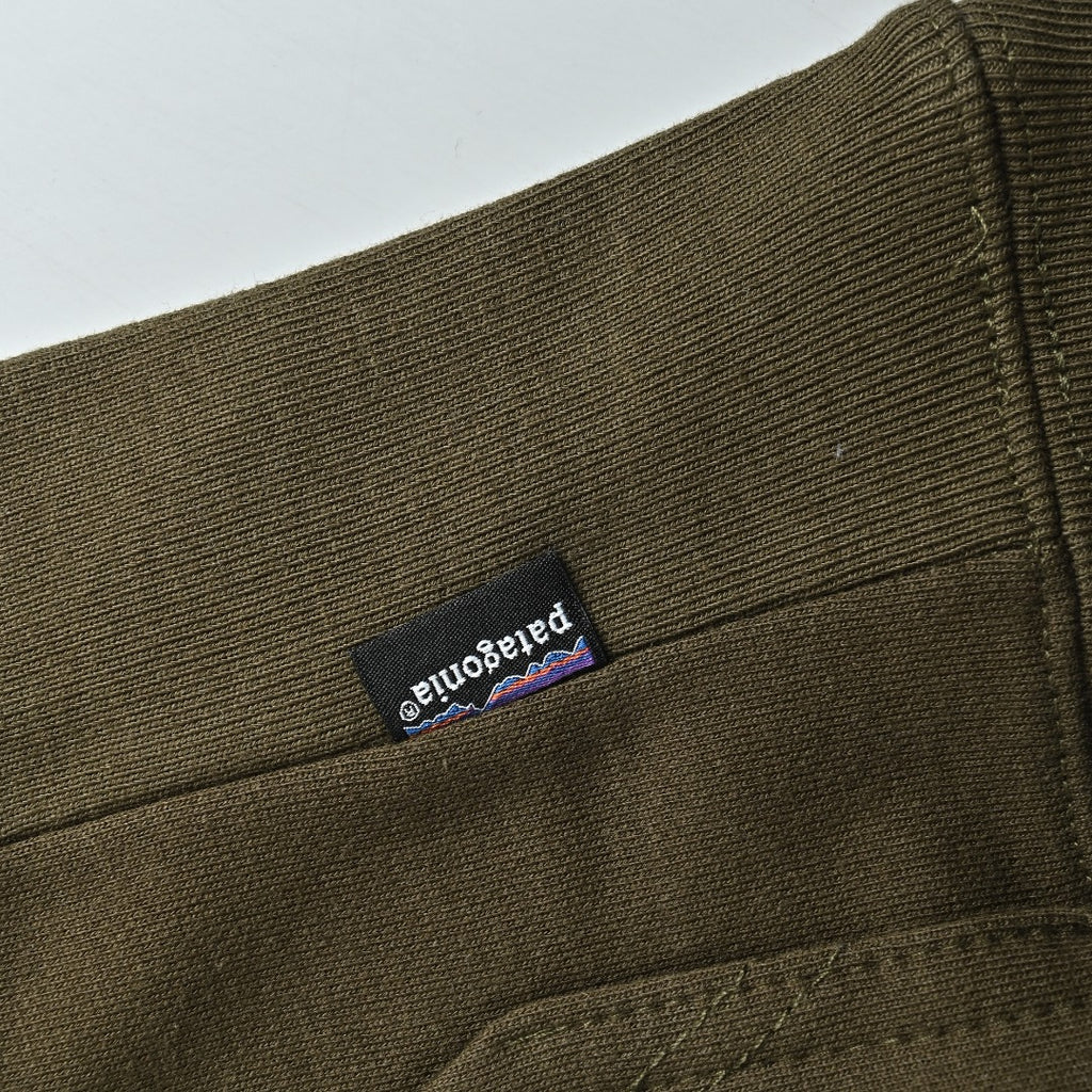 Patagonia Wave Graphic Pullover Hoodie - Dark Olive