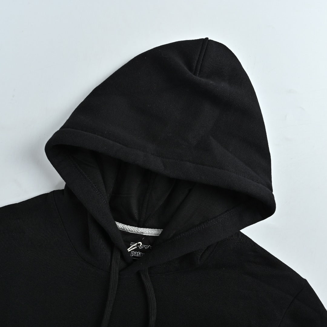 Patagonia Wave Graphic Pullover Hoodie - Black