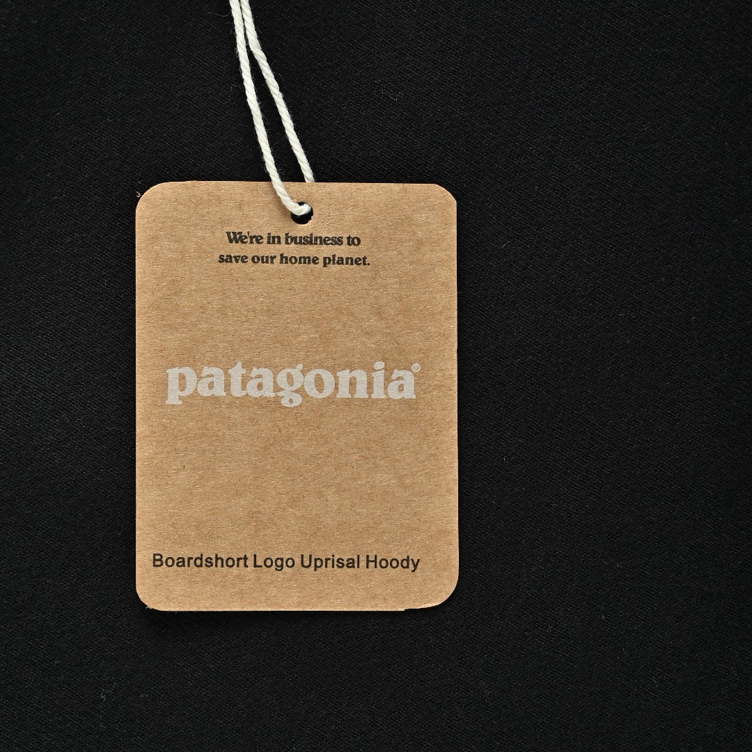 Patagonia Wave Graphic Pullover Hoodie - Black