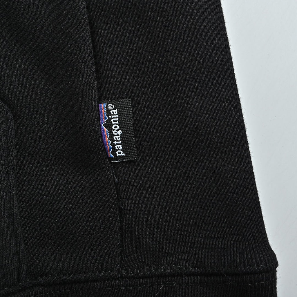 Patagonia Wave Graphic Pullover Hoodie - Black