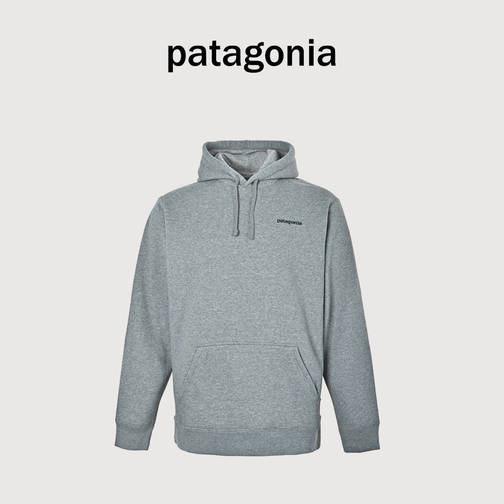 Patagonia Wave Graphic Pullover Hoodie - Gray