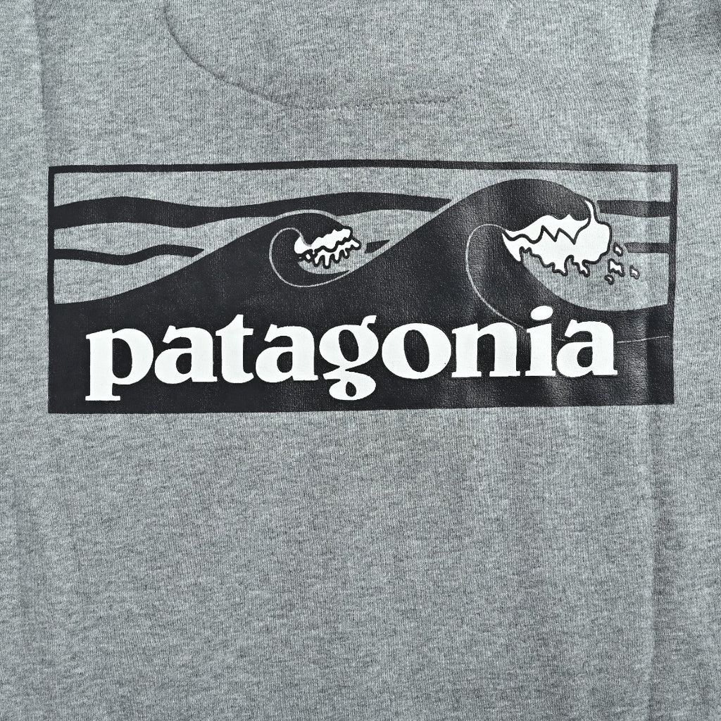 Patagonia Wave Graphic Pullover Hoodie - Gray