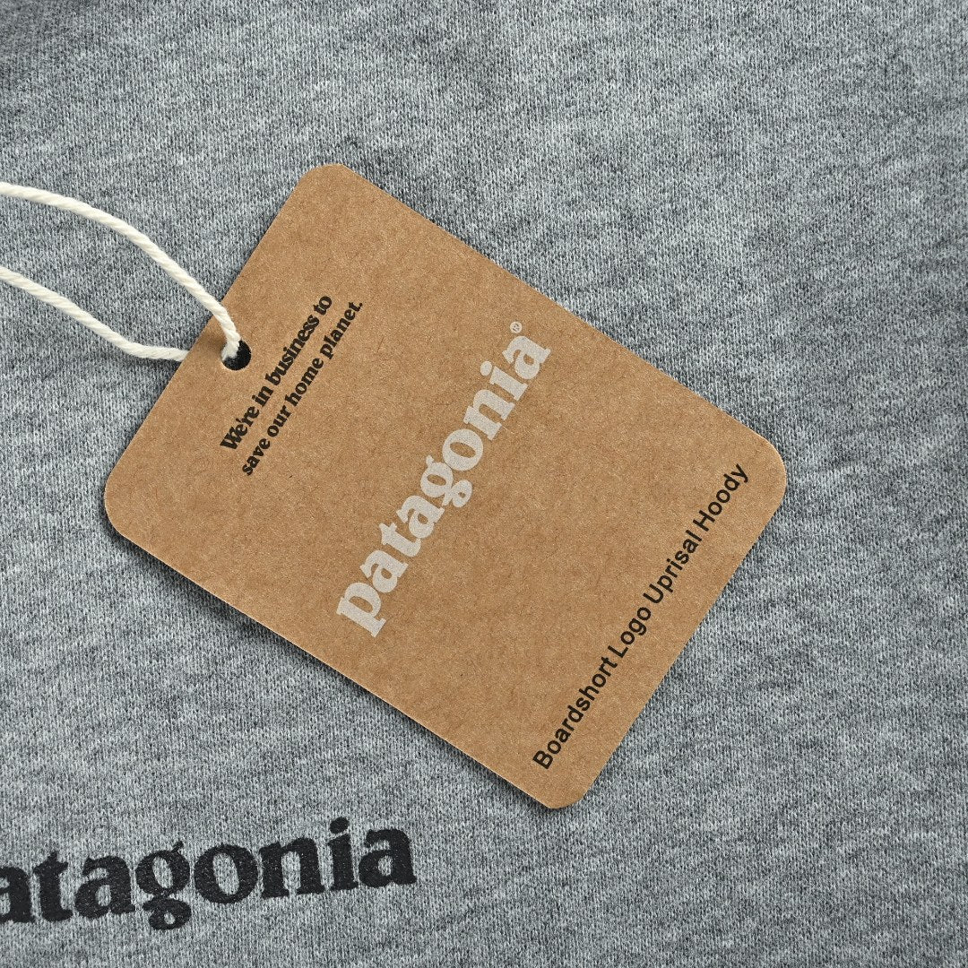 Patagonia Wave Graphic Pullover Hoodie - Gray
