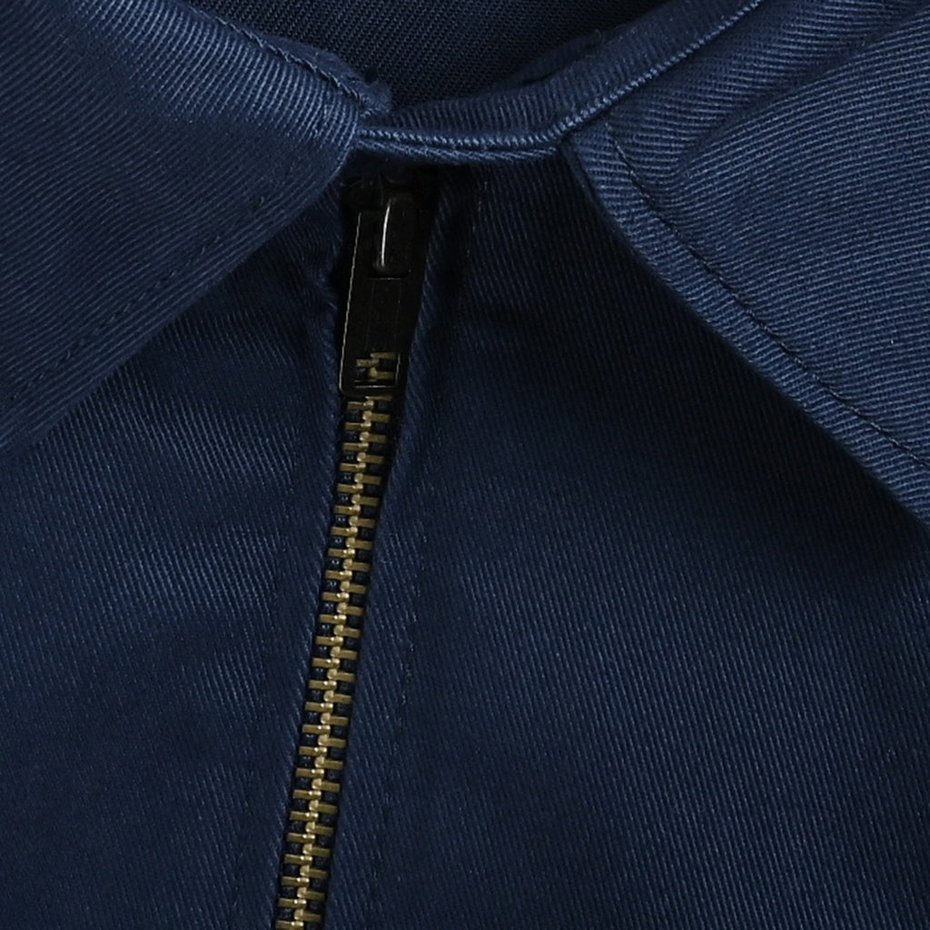 Ralph Lauren Pony-Embroidered Collared Zip-Up Jacket - Navy