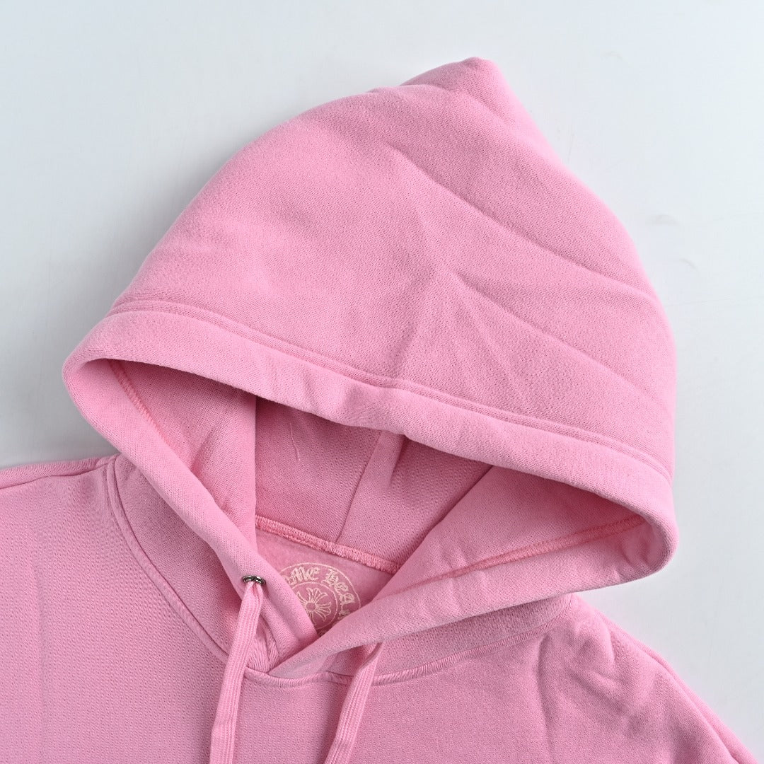 Chrome Hearts Graphic Pullover Hoodie - Pink