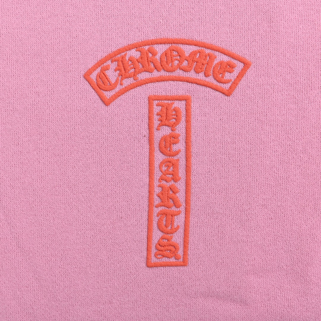 Chrome Hearts Graphic Pullover Hoodie - Pink