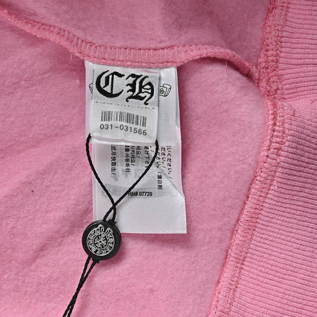 Chrome Hearts Graphic Pullover Hoodie - Pink