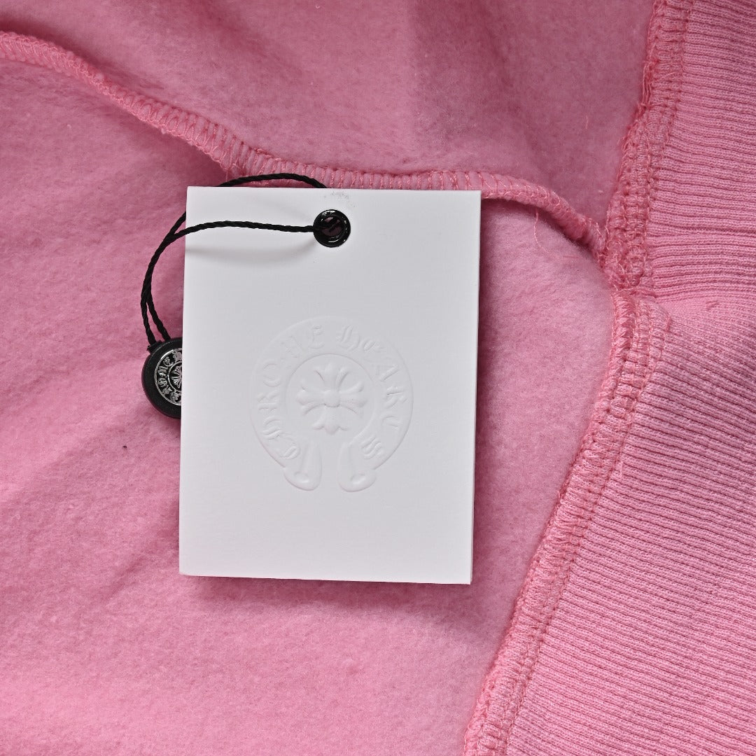 Chrome Hearts Graphic Pullover Hoodie - Pink