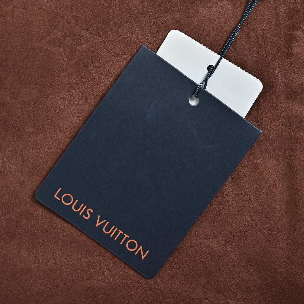 Louis Vuitton Monogram-Embossed Suede-Effect Hooded Jacket - Brown