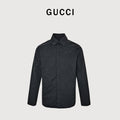 Gucci GG Jacquard Collared Jacket - Black