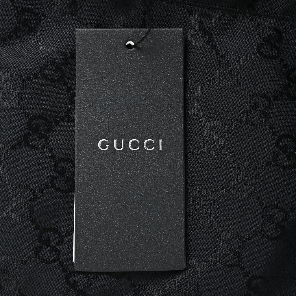 Gucci GG Jacquard Collared Jacket - Black