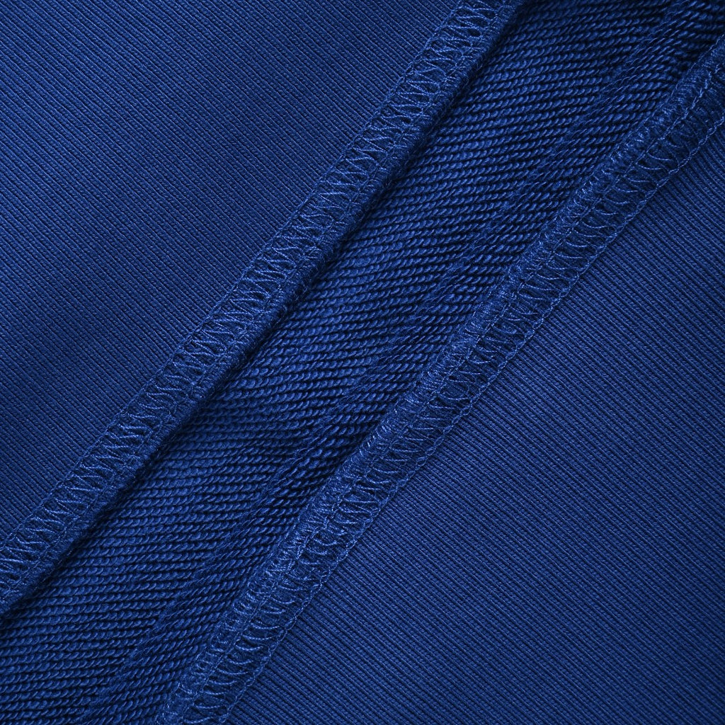AMI Paris Slogan Half-Zip Sweatshirt - Royal Blue