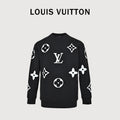 Louis Vuitton Monogram Graphic Crewneck Sweatshirt - Black