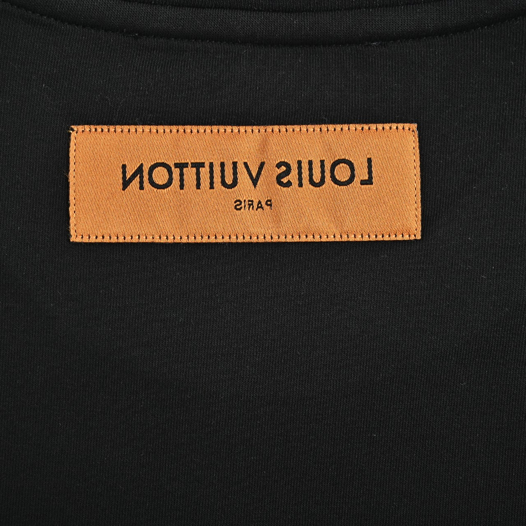 Louis Vuitton Monogram Graphic Crewneck Sweatshirt - Black