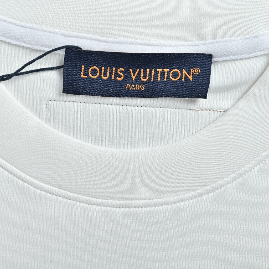Louis Vuitton Monogram Graphic Crewneck Sweatshirt - White