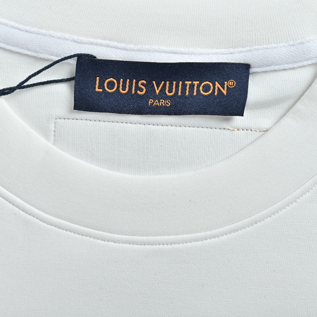 Louis Vuitton Monogram Graphic Crewneck Sweatshirt - White