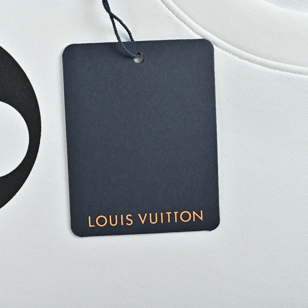 Louis Vuitton Monogram Graphic Crewneck Sweatshirt - White