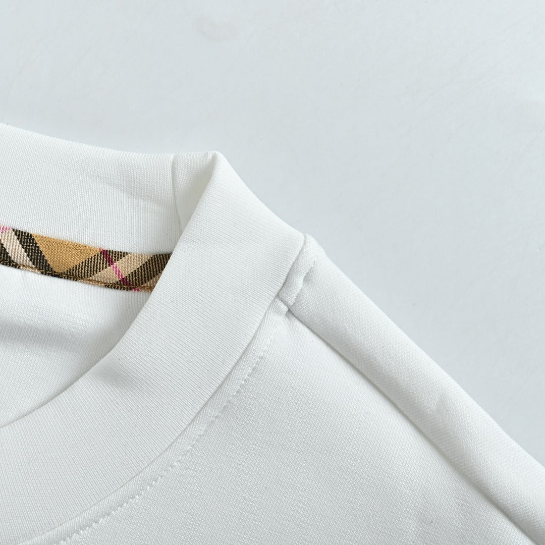 Burberry Multicolor Equestrian Knight Crewneck Sweatshirt - White