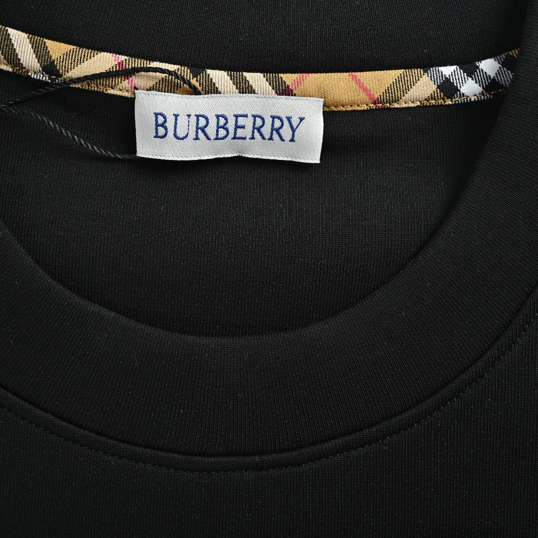Burberry Multicolor Equestrian Knight Crewneck Sweatshirt - Black