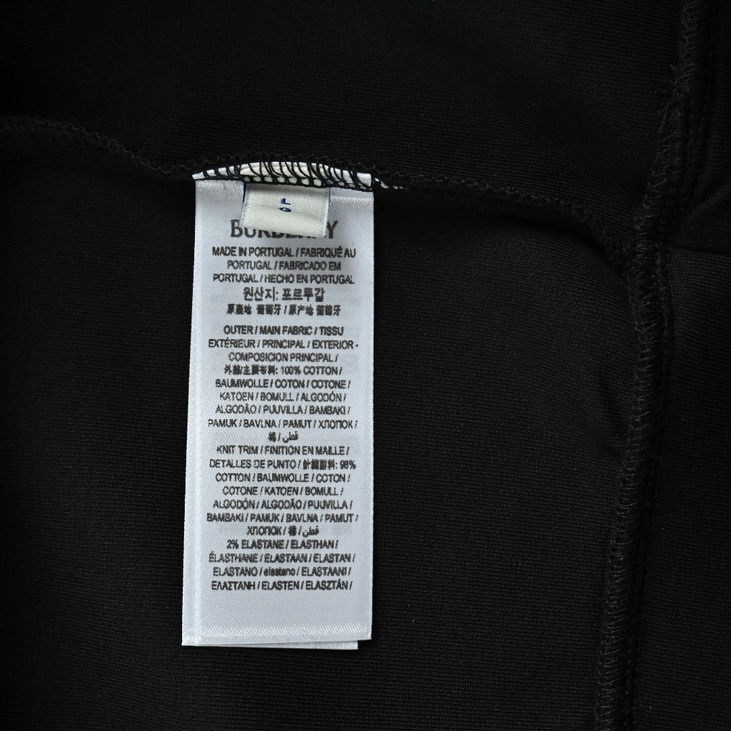 Burberry Multicolor Equestrian Knight Crewneck Sweatshirt - Black