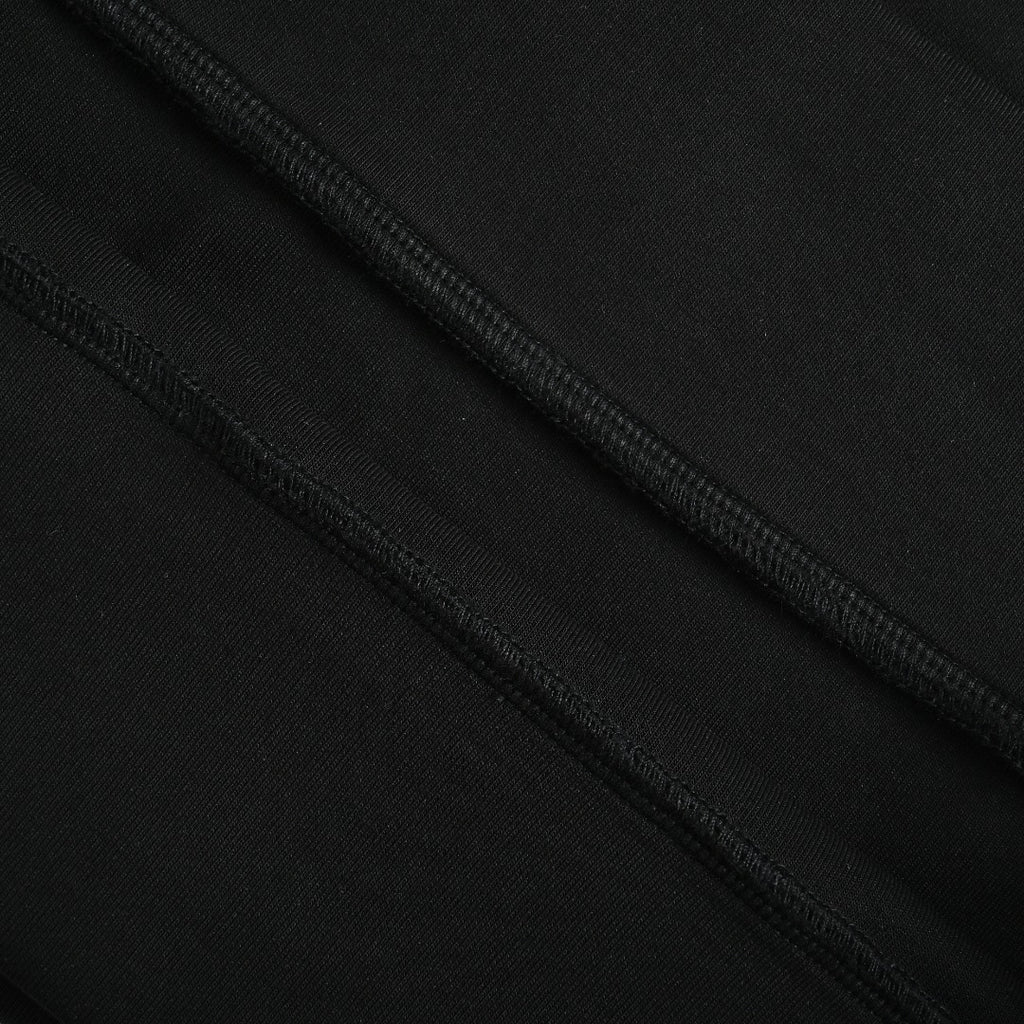 Burberry Check Logo and Sleeve Stripe Crewneck Sweatshirt - Black