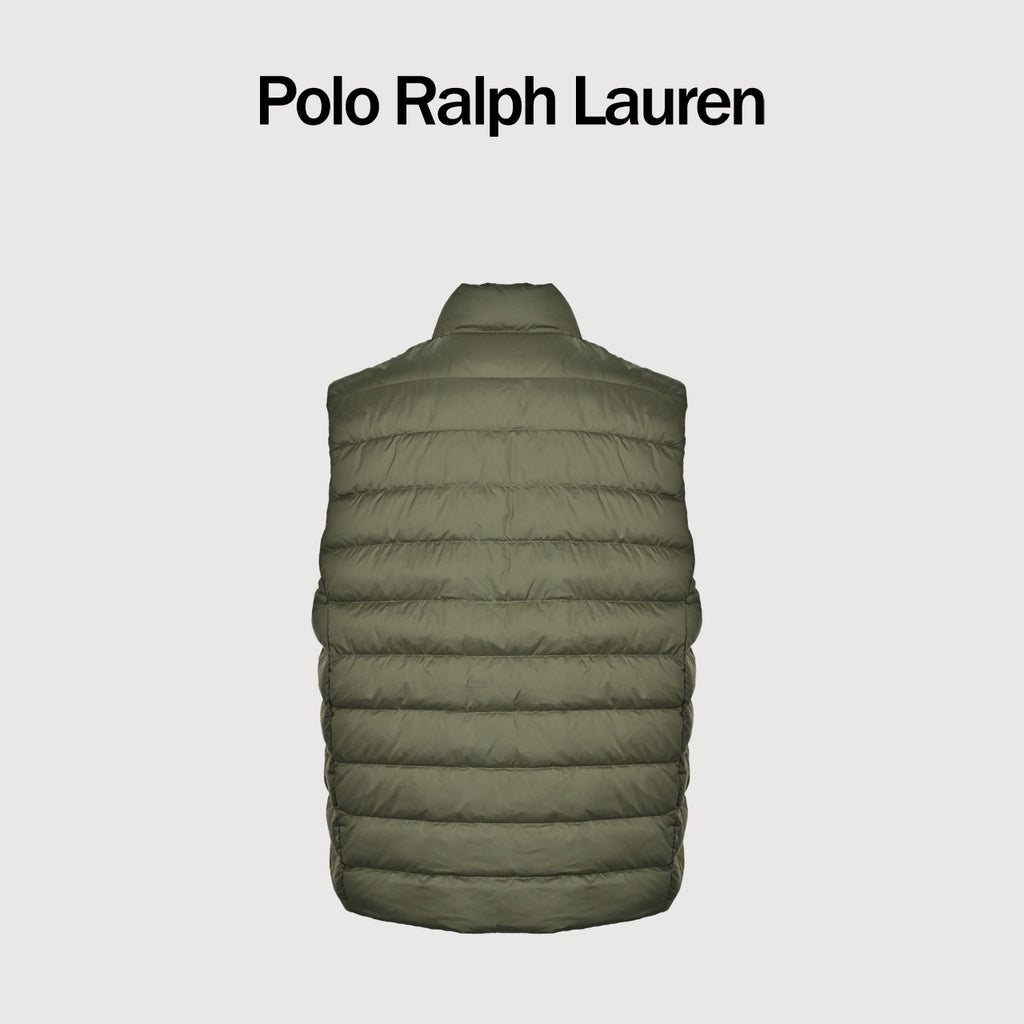 Ralph Lauren Unisex Pony Logo Stand-Collar Down Vest