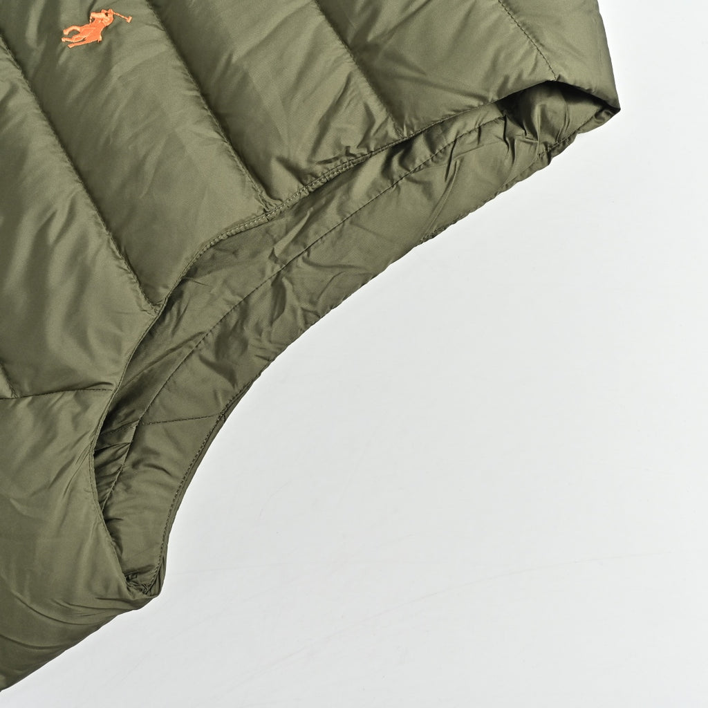 Ralph Lauren Unisex Pony Logo Stand-Collar Down Vest