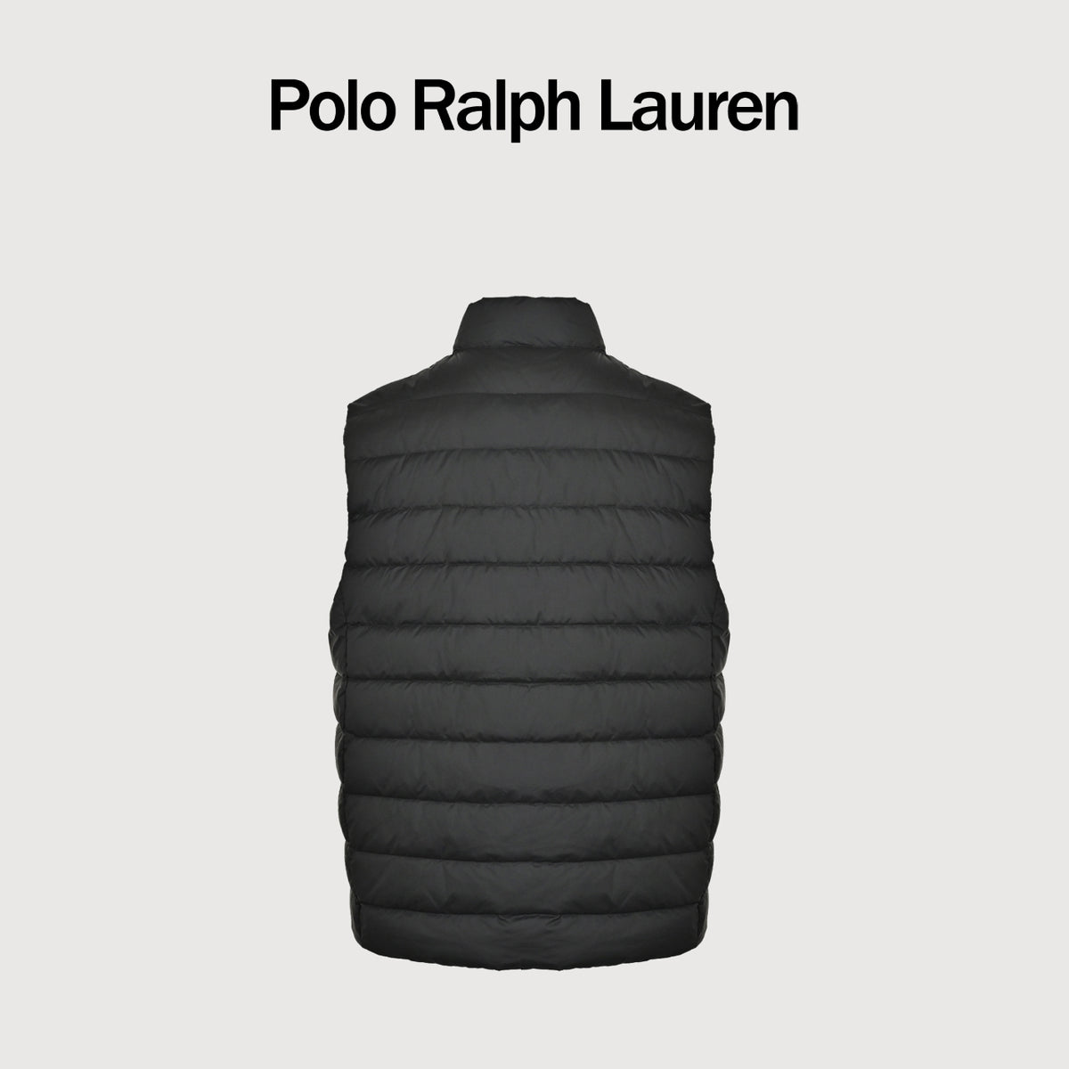 Ralph Lauren Unisex Pony Logo Down Vest - Black