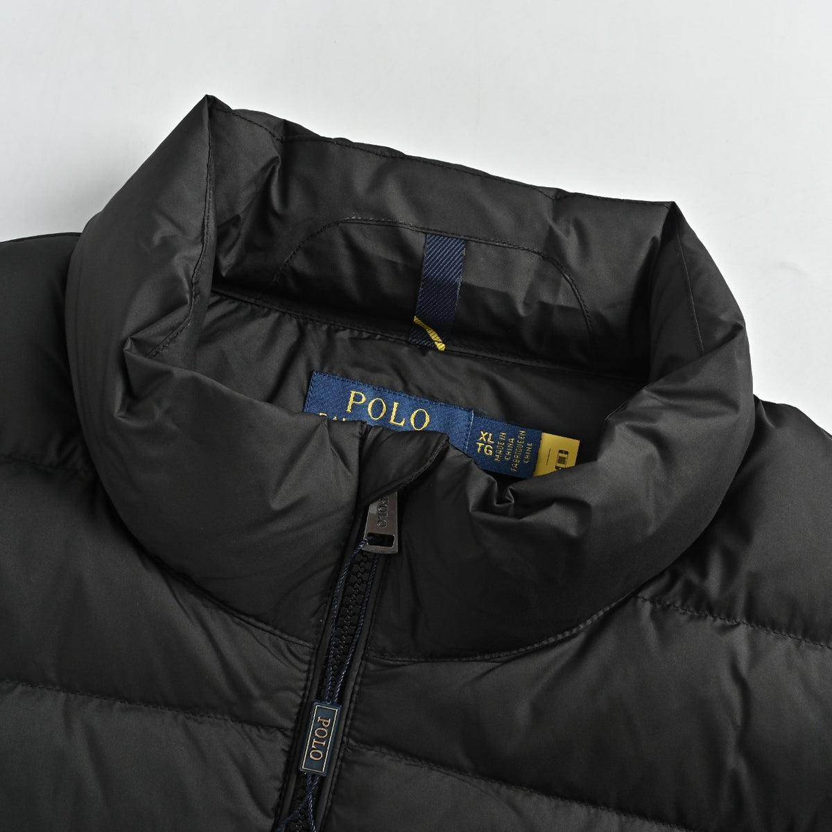 Ralph Lauren Unisex Pony Logo Down Vest - Black