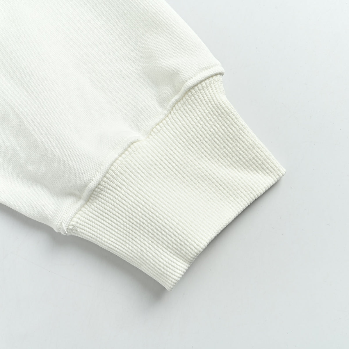 Fendi SS26 Blue Letter Embroidered Hoodie - White
