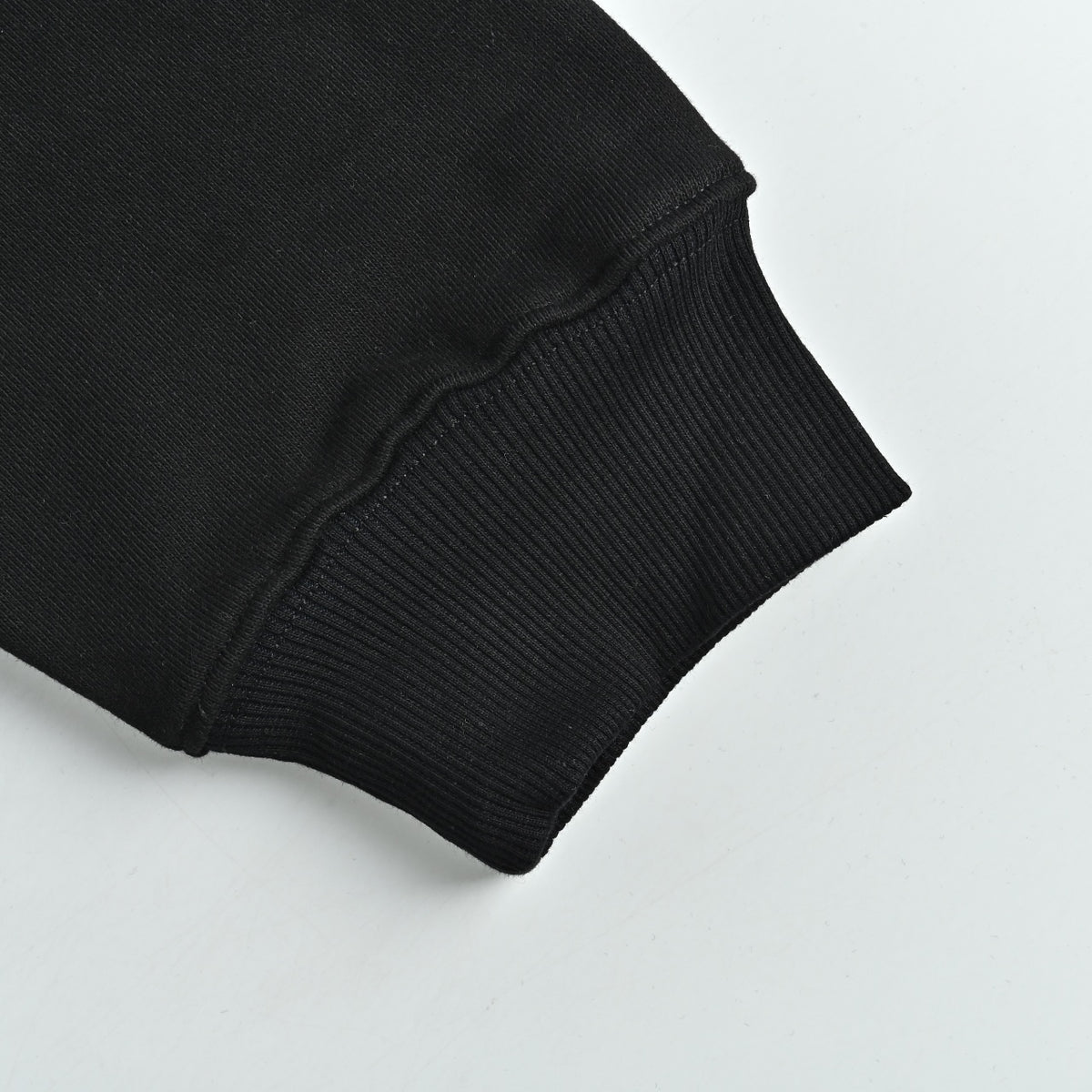 Fendi SS26 Blue Letter Embroidered Hoodie - Black