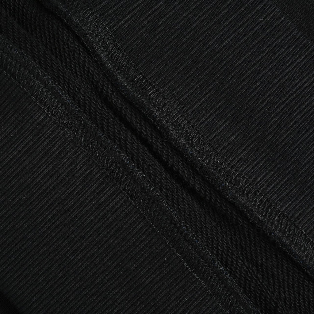 Fendi SS26 Blue Letter Embroidered Hoodie - Black