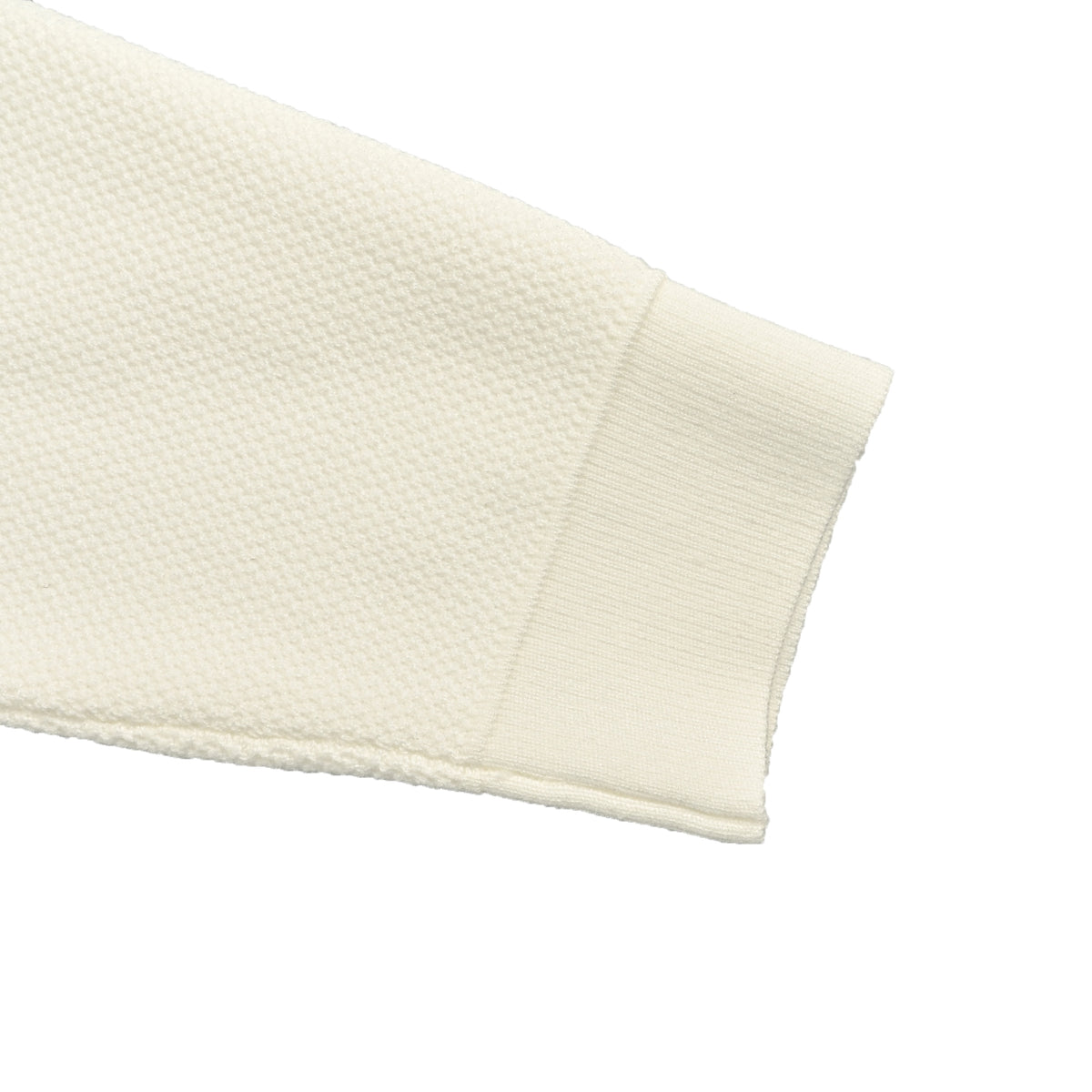 Thom Browne FW24 Four-Bar Collared Jacket - Ivory