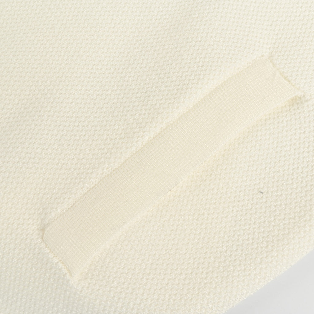 Thom Browne FW24 Four-Bar Collared Jacket - Ivory