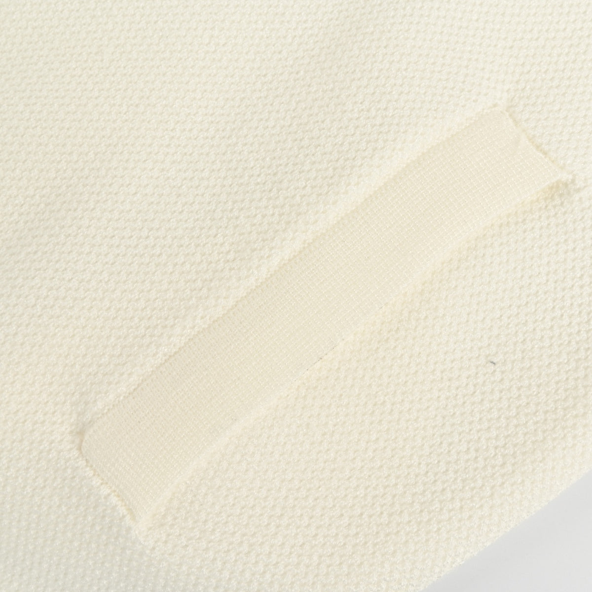 Thom Browne FW24 Four-Bar Collared Jacket - Ivory