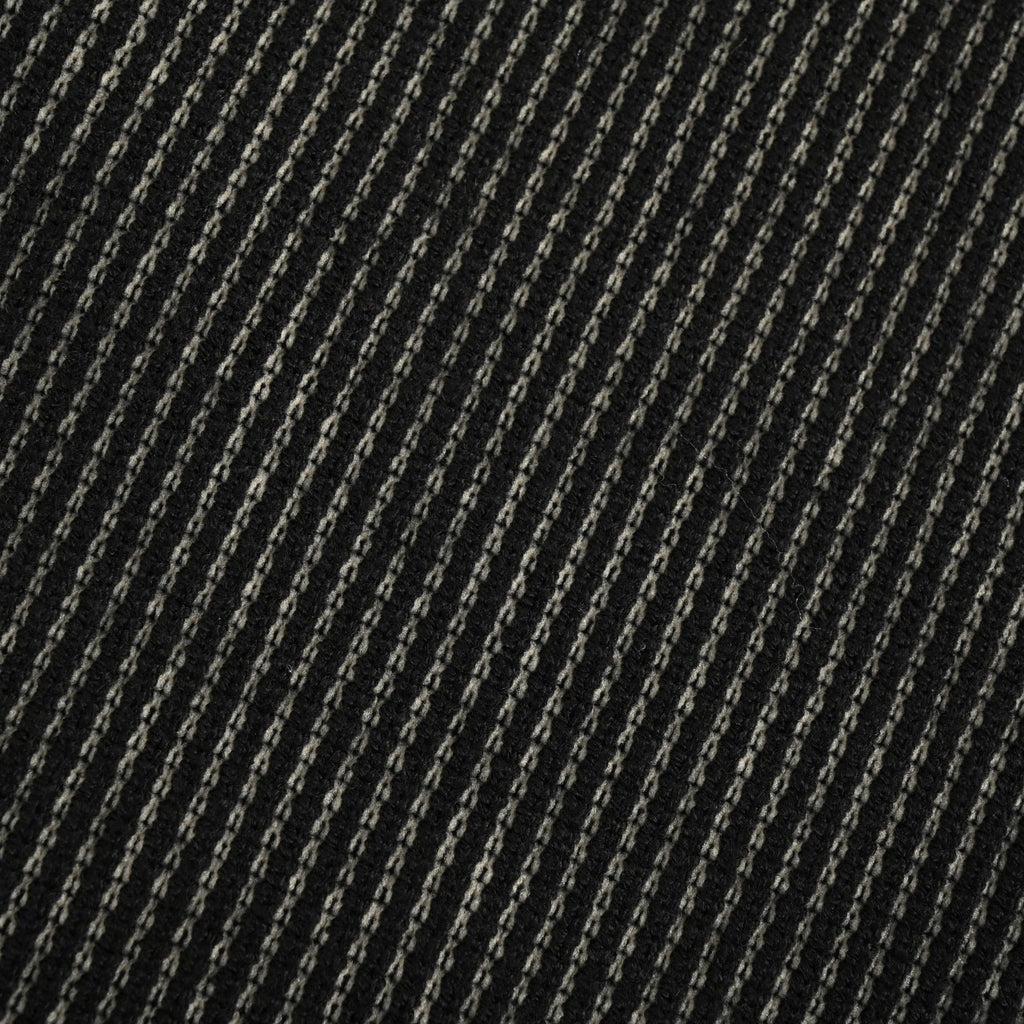 Thom Browne FW24 Striped Crewneck Sweater - Charcoal