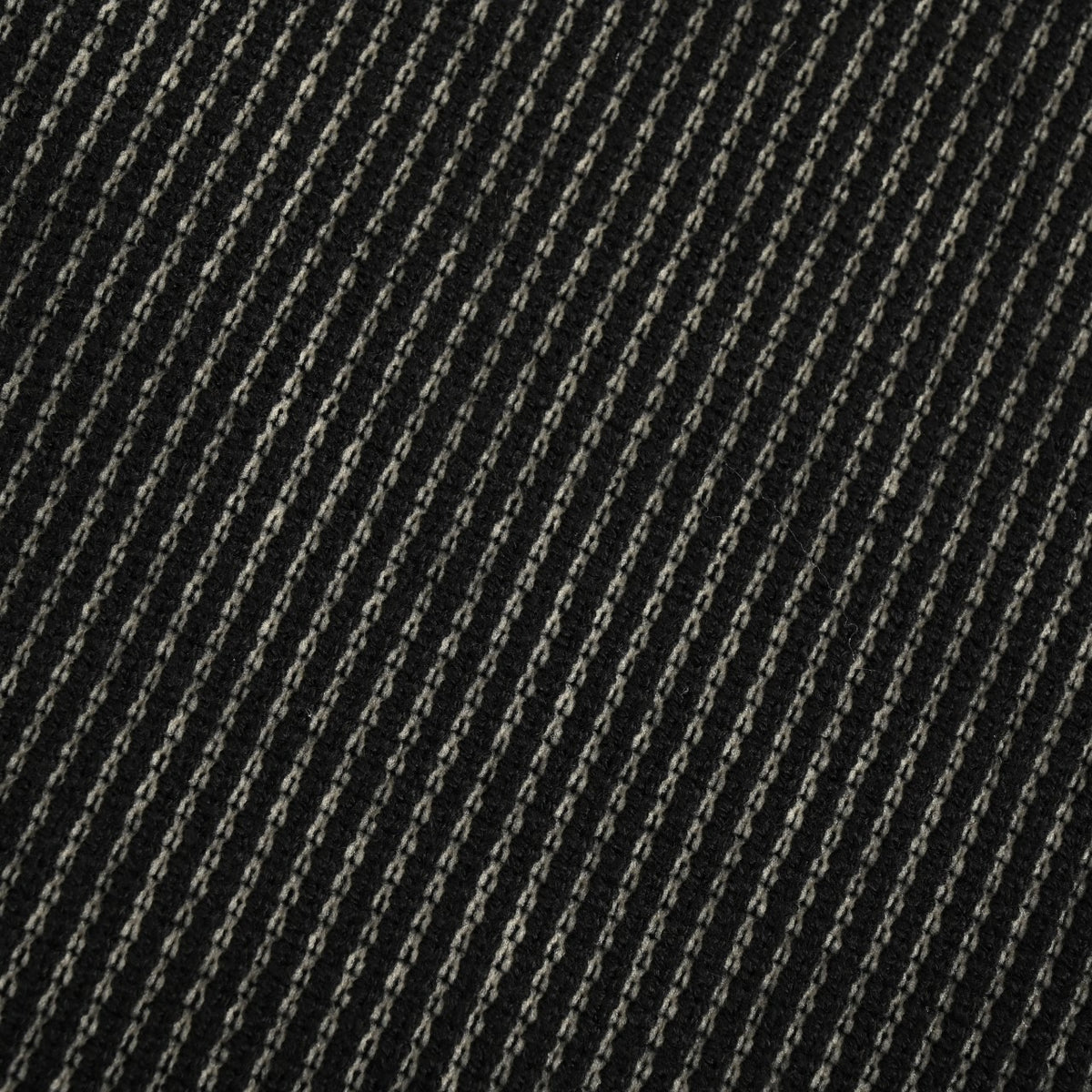 Thom Browne FW24 Striped Crewneck Sweater - Charcoal