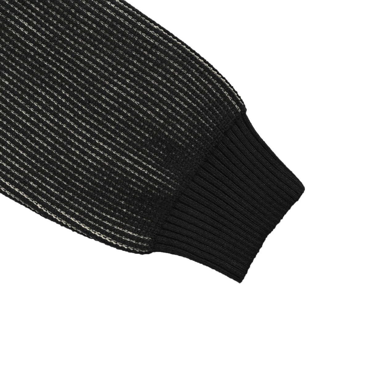 Thom Browne FW24 Striped Crewneck Sweater - Charcoal