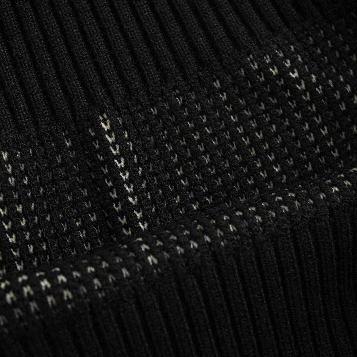 Thom Browne FW24 Striped Crewneck Sweater - Charcoal