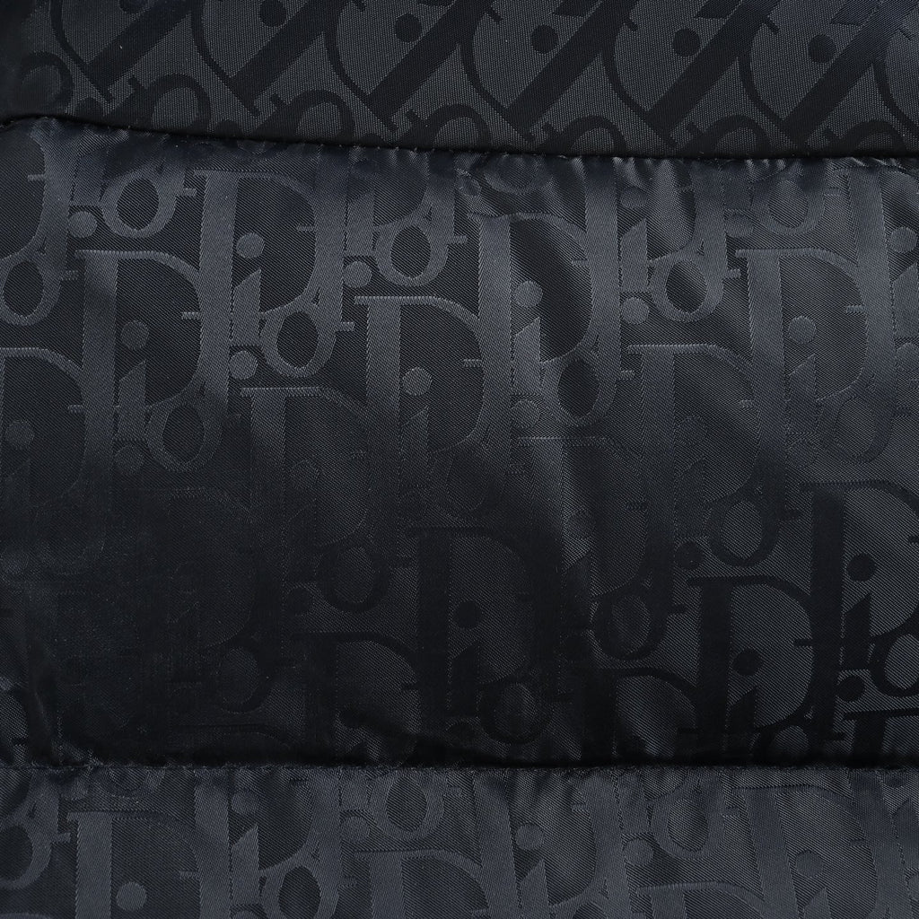 Dior Monogram Stand-Collar Down Vest - Navy