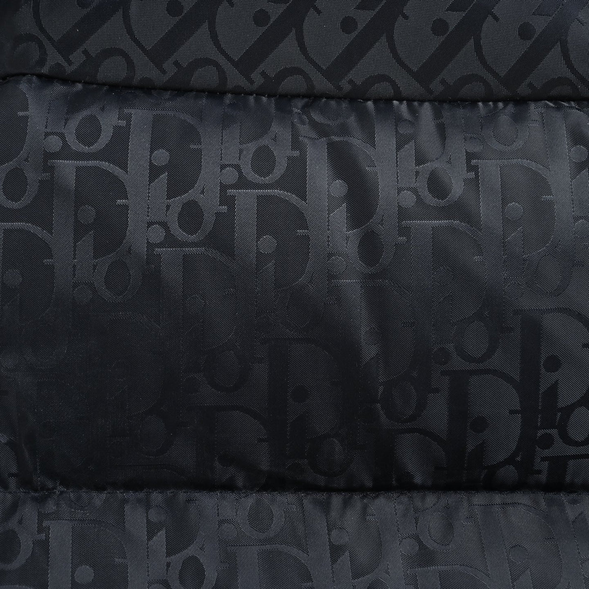 Dior Monogram Stand-Collar Down Vest - Navy