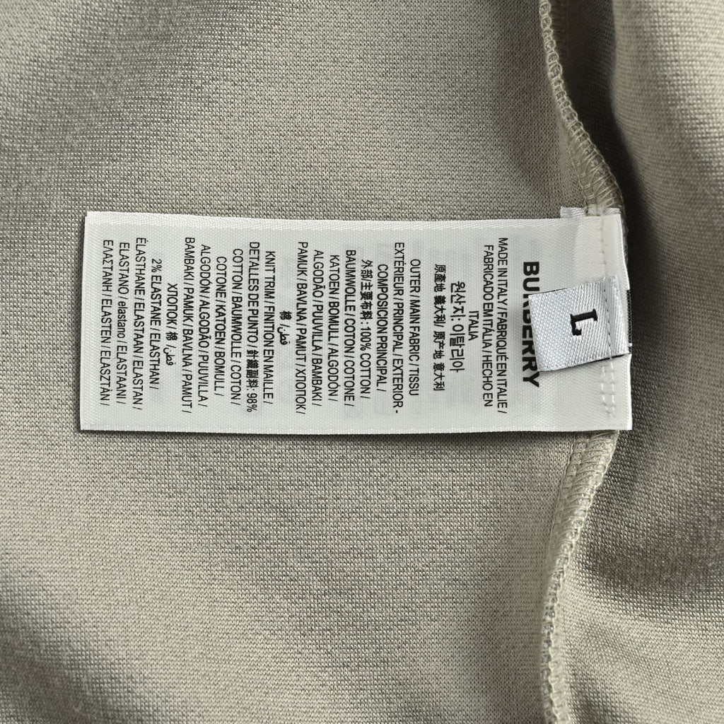 Burberry Flag Print Zip-Up Hoodie - Grey