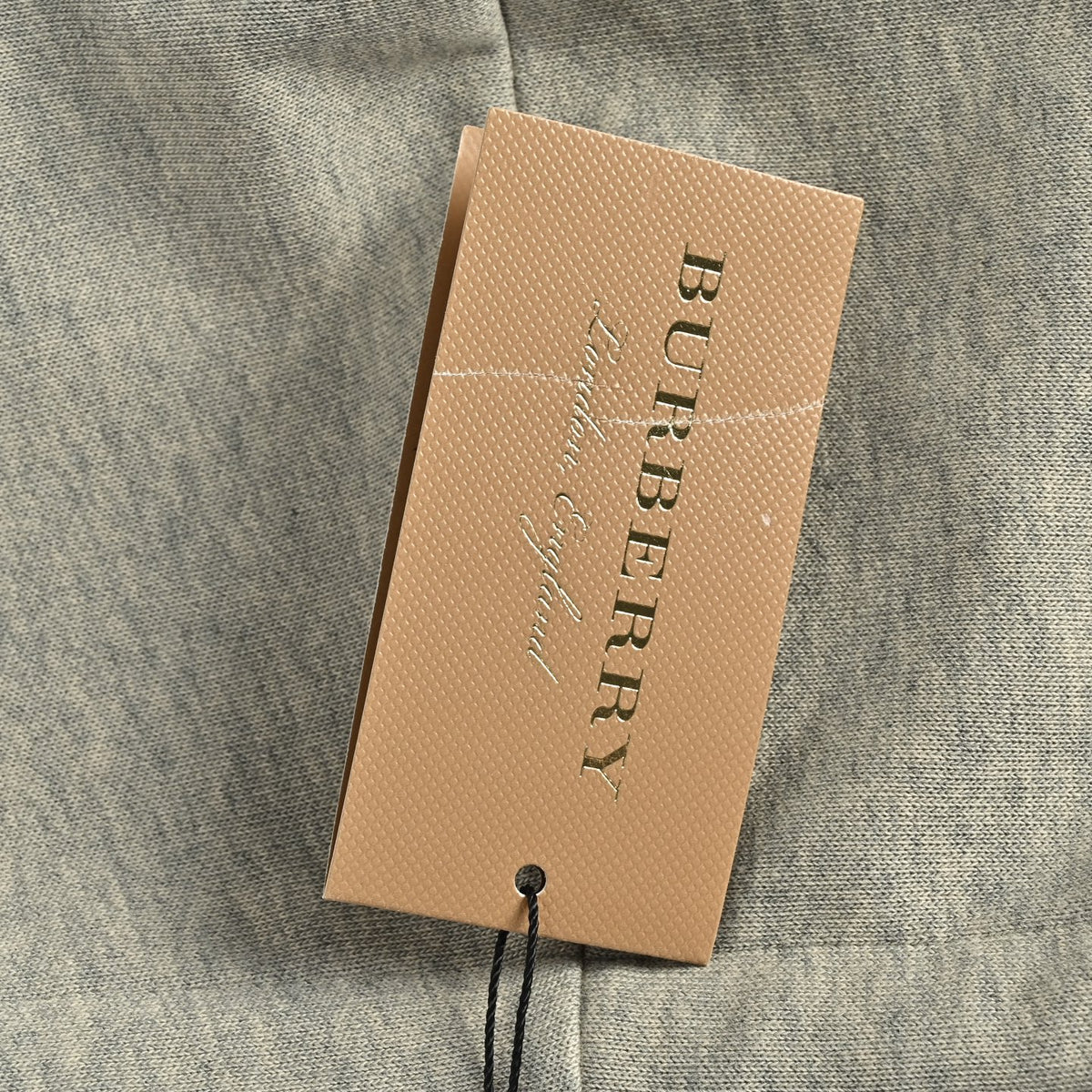 Burberry Flag Print Zip-Up Hoodie - Grey