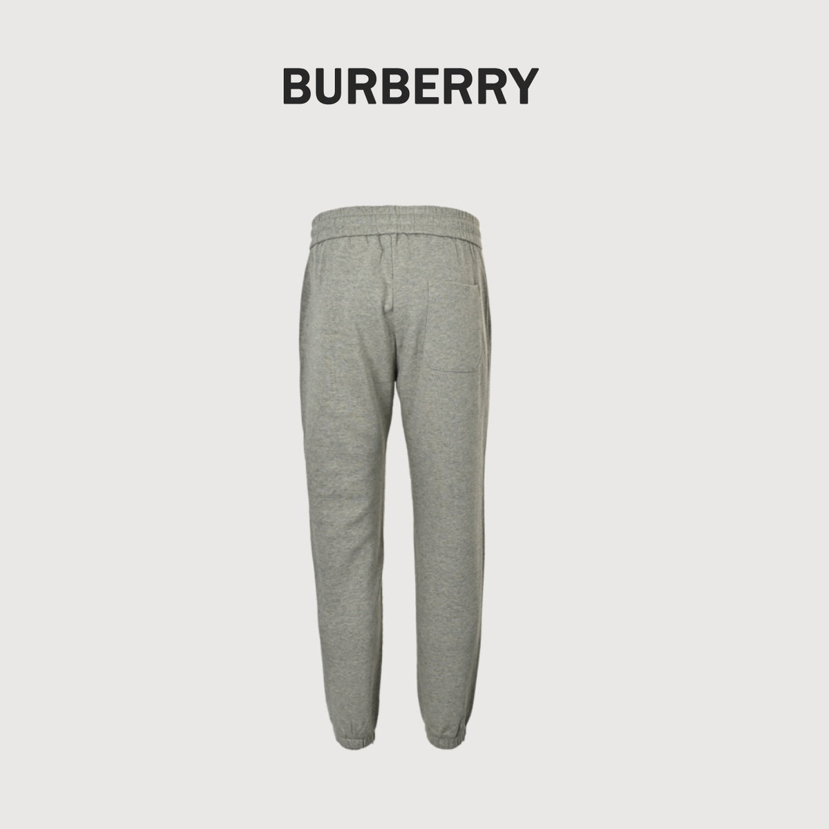 Burberry Check Flag Print Joggers - Grey