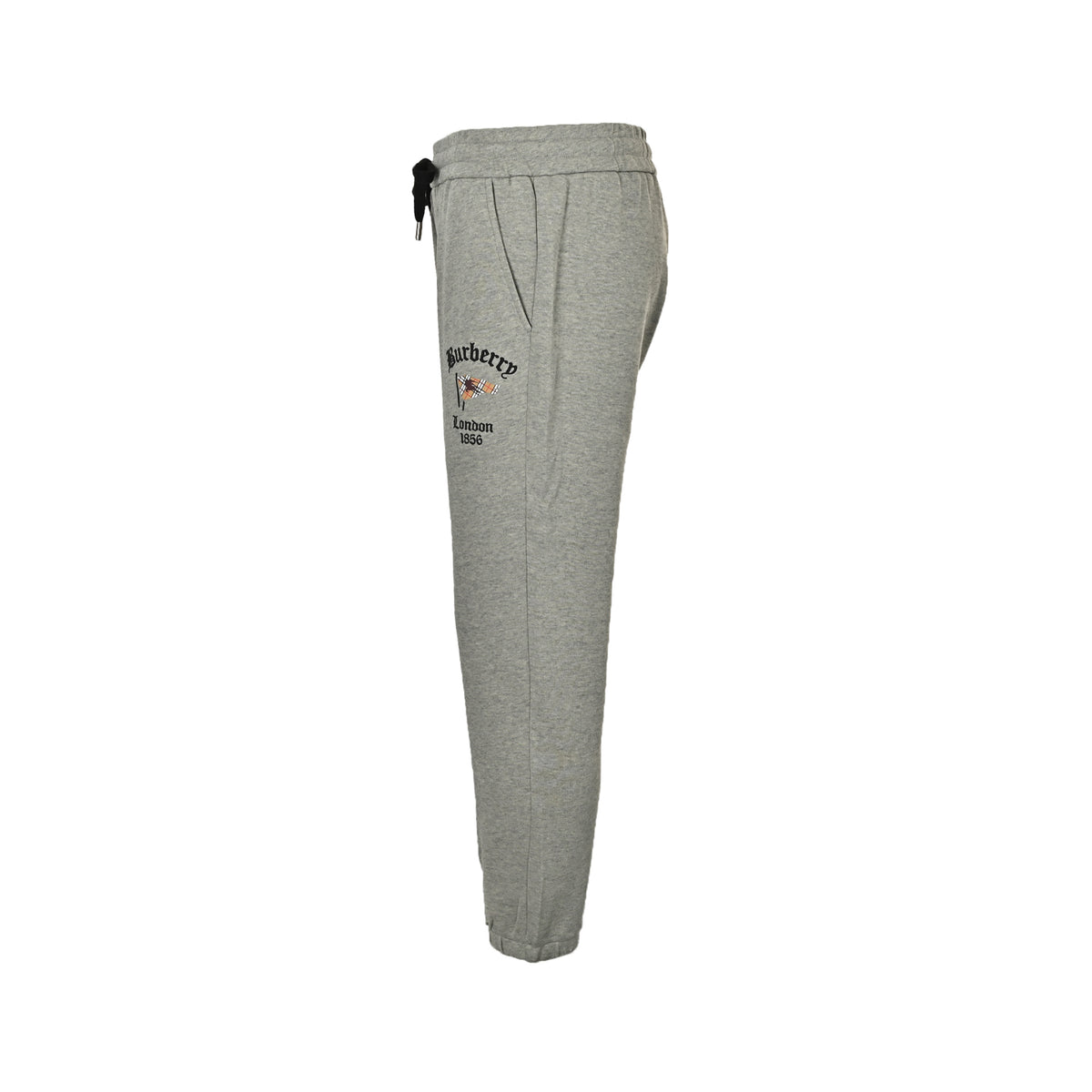 Burberry Check Flag Print Joggers - Grey