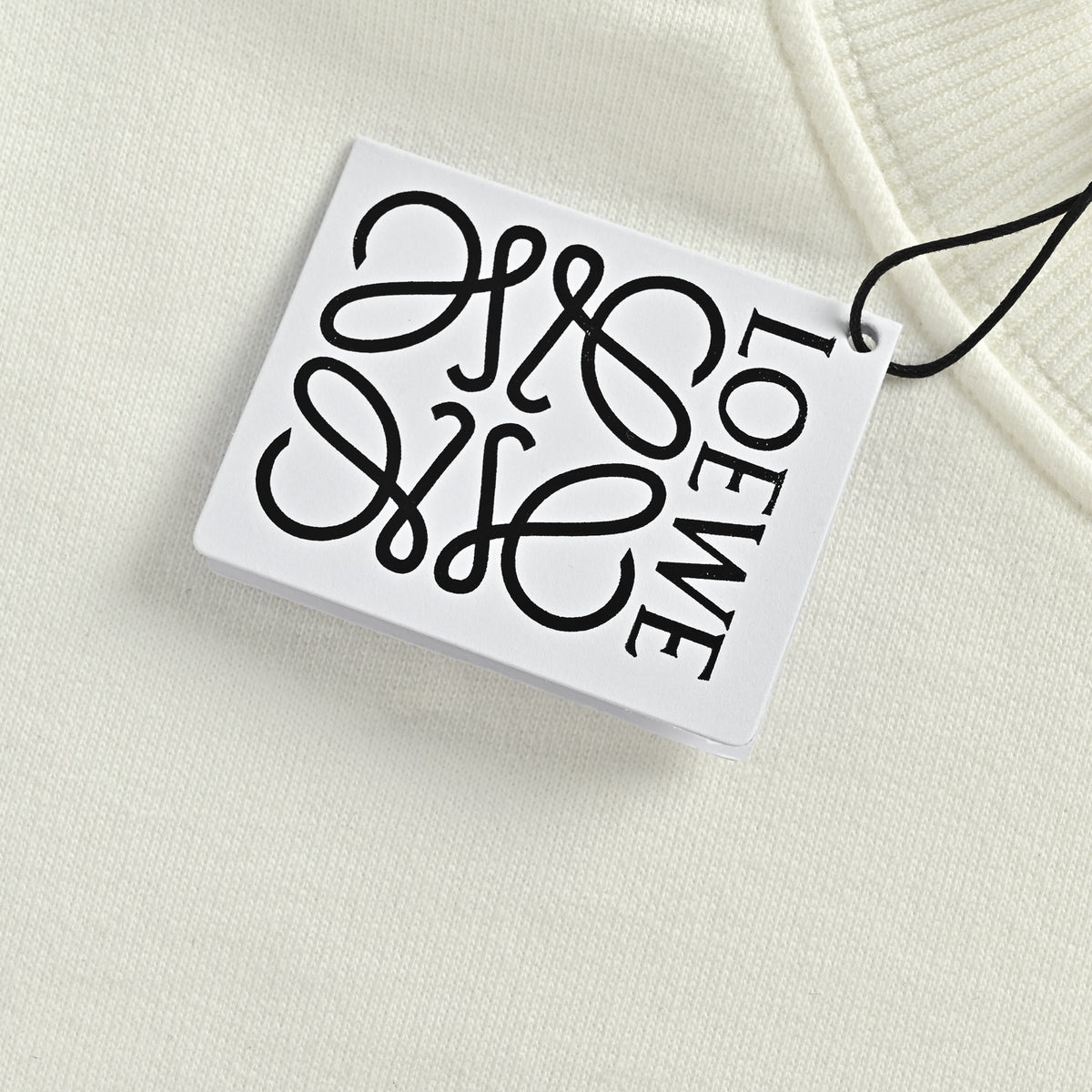 Loewe Large Logo Embroidered Crewneck Sweatshirt - White