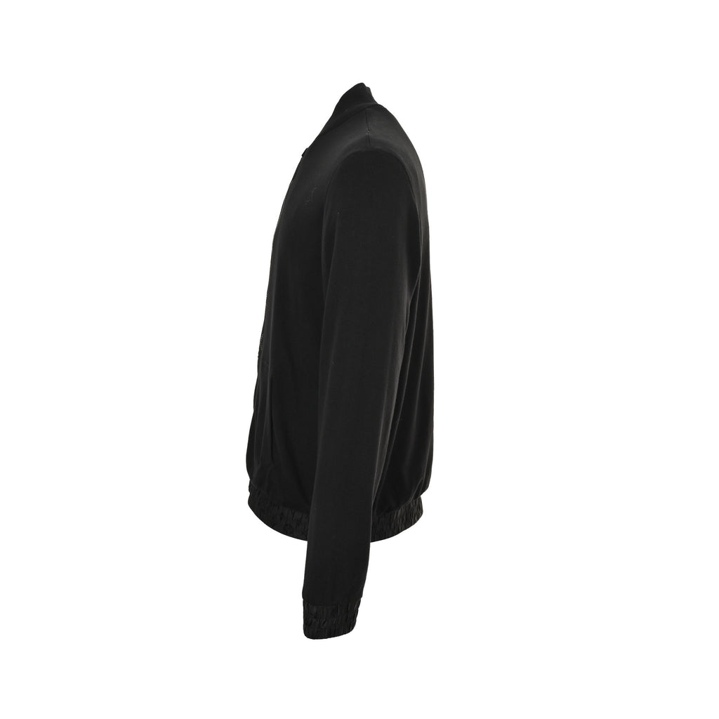 Louis Vuitton Tonal Monogram Reversible Knit Jacket - Black