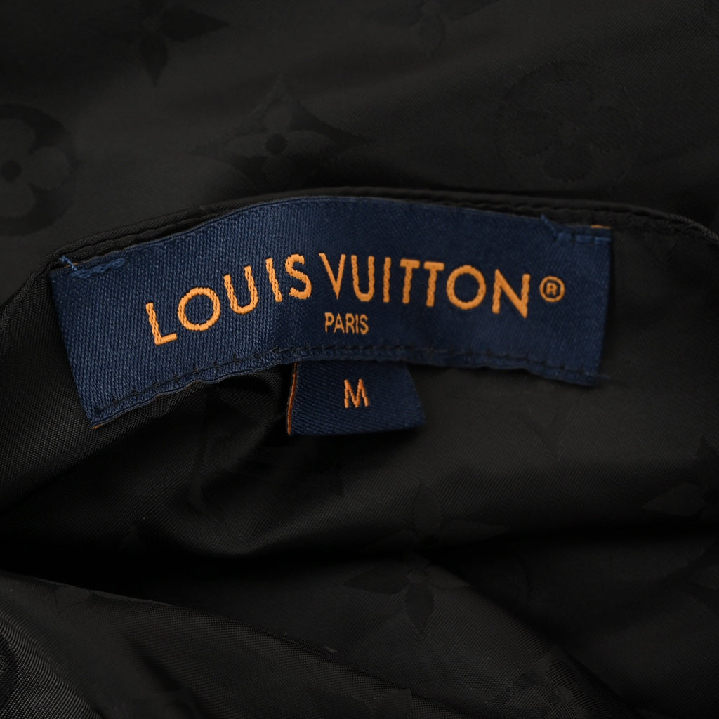 Louis Vuitton Tonal Monogram Reversible Knit Jacket - Black